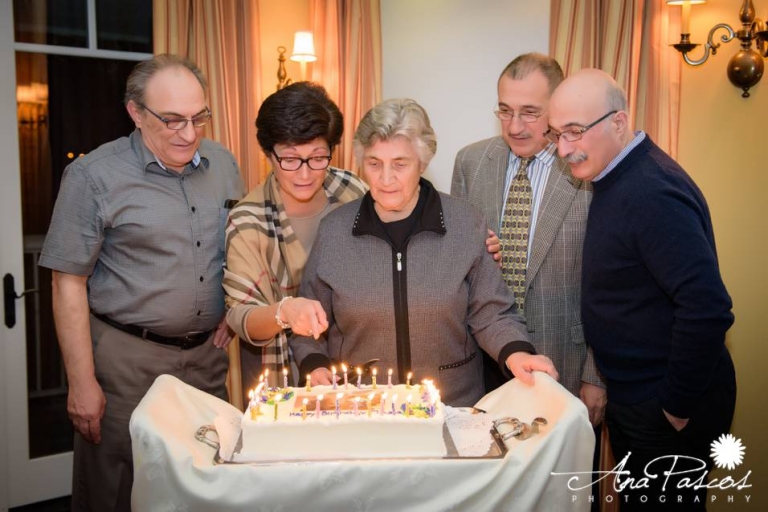 90th birthday blowing out candles toronto